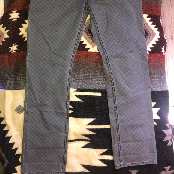 Rare Quiksilver straight-fit checkered pants - Picture 2 of 8